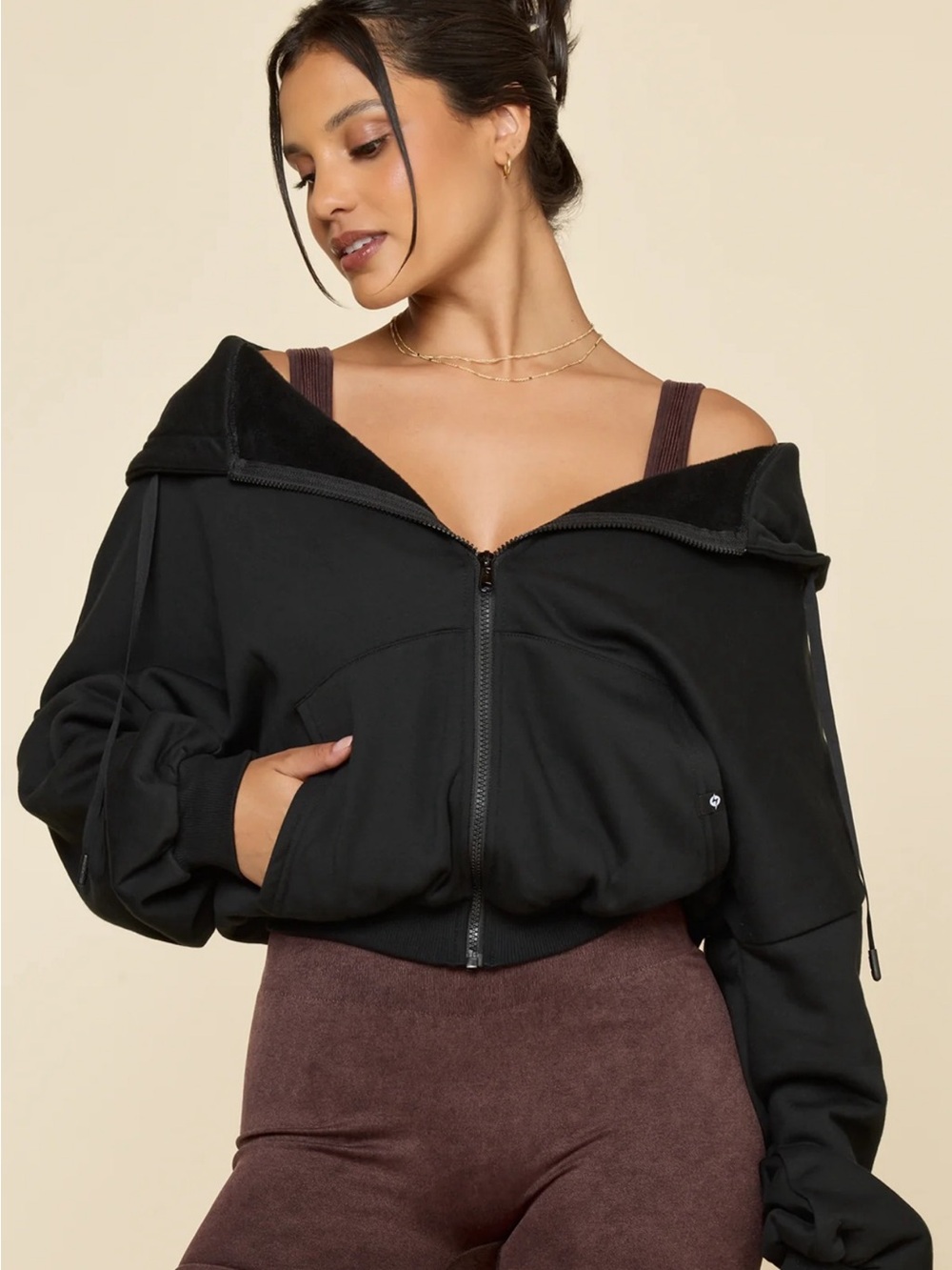 popflex zip cloud hoodie